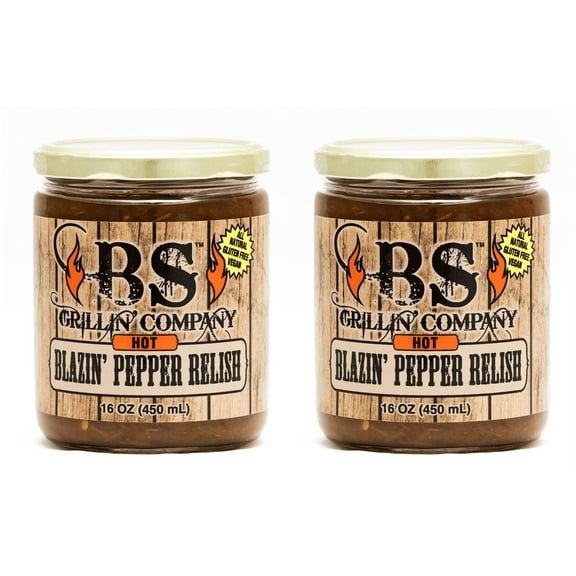 BS Grillin' Company 2 PK Blazin' Pepper Relish