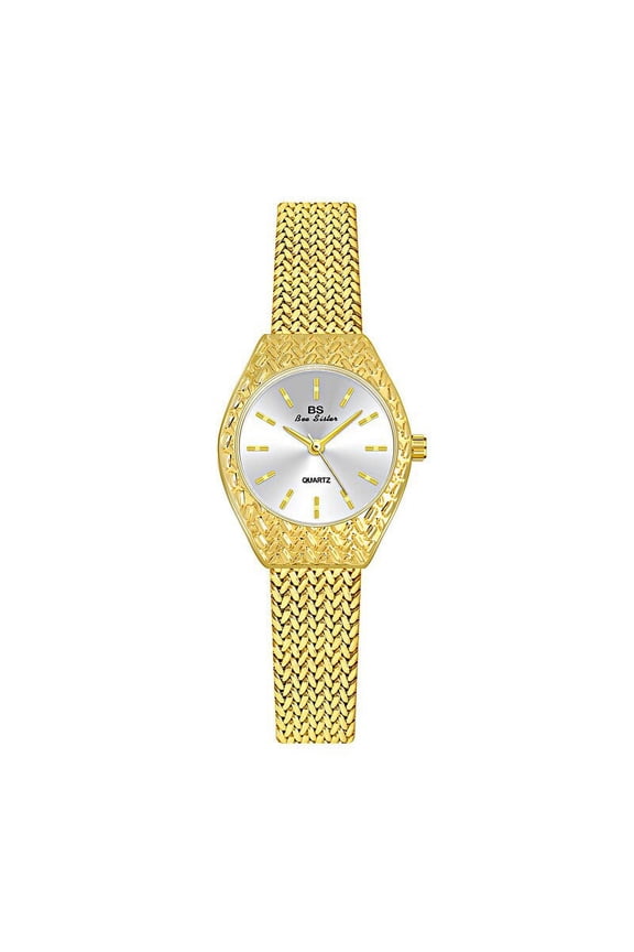 BS Light Luxury Ins Wheat Watch Simple Temperament Female Small Golden Watch