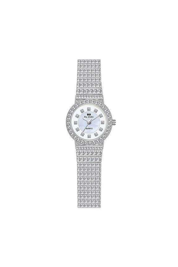 BS New Chain Watch Small Chain Starry Sky Women's Watch Full of Diamonds Quartz Watch Fashion