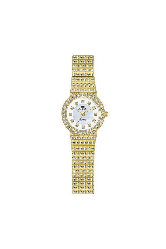 BS New Chain Watch Small Chain Starry Sky Women's Watch Full of Diamonds Quartz Watch Fashion
