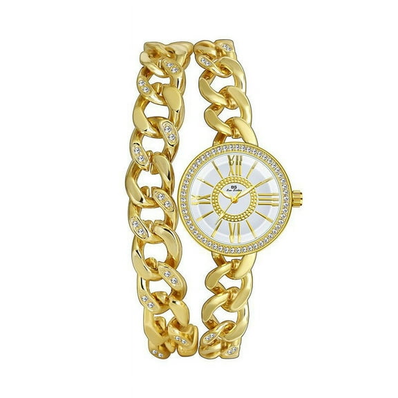 BS New Fashion Women's Watch Chain Watch Double Chain Light Luxury Minority Rome