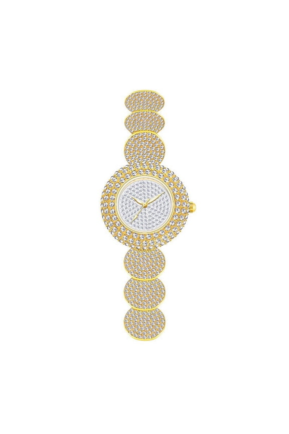 BS New Korean Style Chain Watch Chain Watch Quality Women's Watch Full of Diamonds Quartz Watch Popular Fashion