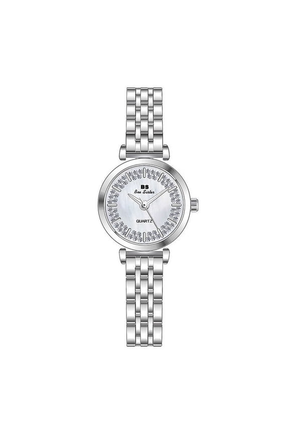 BS New Style Watch Full Diamond Ins Style Small Just with Light Luxury Women's Watch Quartz Watch Popular Fashion