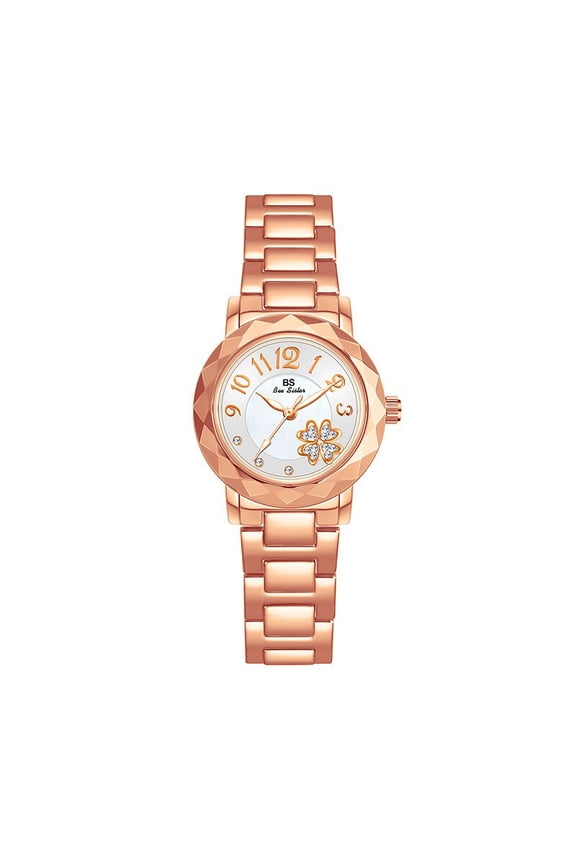BS New Watch Chain Watch Exquisite Flower Female Student Watch Quartz Watch Popular Fashion