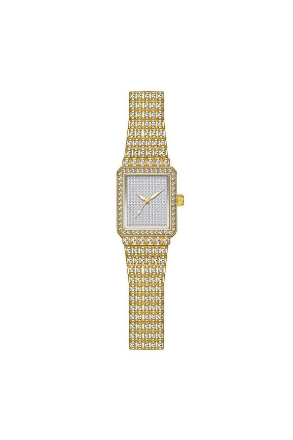 BS New Watch Chain Watch Light Luxury Luxury Women's Watch Quartz Watch Popular Fashion and Fully-Jewelled