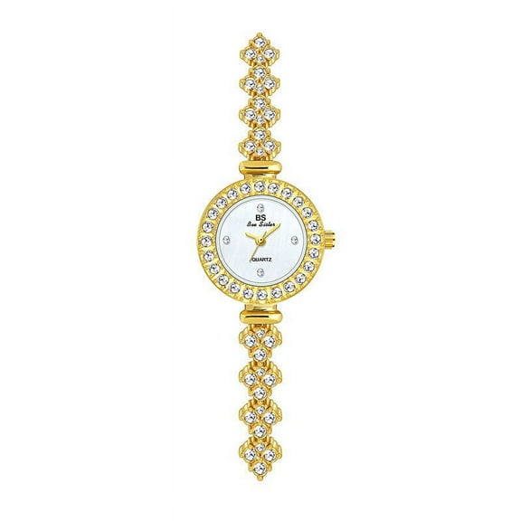 BS New Watch Light Luxury Ins Diamond-Embedded Small Chain Bracelet Women's Watch