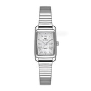 BS New Watch Light Luxury Ins Fine Steel Cold Wind Small Square Watch Womens Watch
