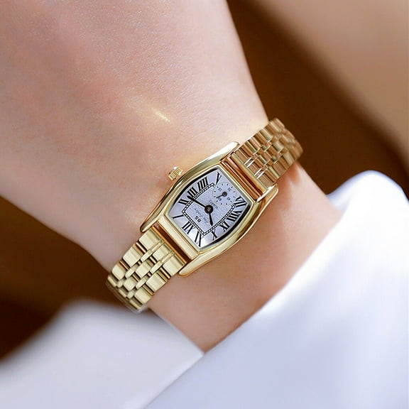 BS New Watch Special Interest Light Luxury Belt Small Brown Rigid Watch Women's Watch Quartz Watch Fashion