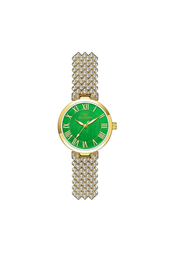 BS New Watch over Drill Chain Watch Women's Watch Quartz Watch Popular Fashion New