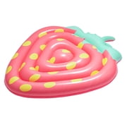 Bluescape Red Strawberry Lounge, Inflatable Swimming Pool Float, Age 9 & up, Unisex