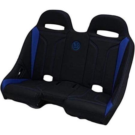 BS Sand EXBEBLDTR Extreme Front/Rear Bench Seat - Double T - Black/Blue