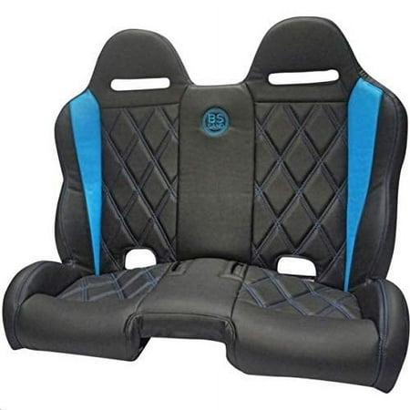 BS Sand EXBETBBDR Extreme Front/Rear Bench Seat - Diamond - Black/Titanium Blue