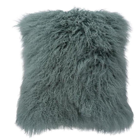 BS Trading H-TIB-37-P20 20 x 20 in. No.37 Tibetan Square Pillow, Seafoam Green