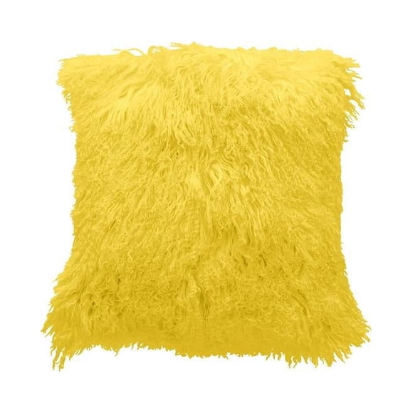 BS Trading Rug H-TIB-33-P20 20 in. No.33 Tibetan Pillow, Canary