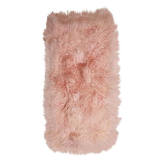 BS Trading Rug H-TIB-20-24 2 x 4 ft. No.20 Tibetan Throw, Blush
