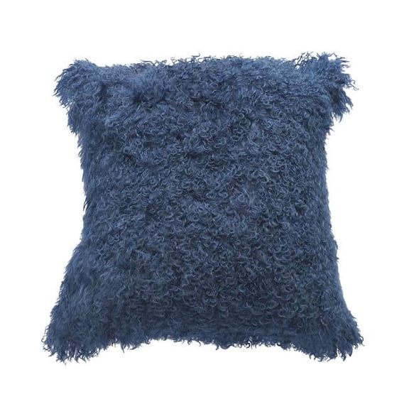 BS Trading Rug H-TIB-22-P20 20 in. No.22 Tibetan Pillow, Nautical Blue