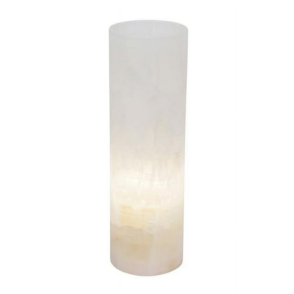 BS Trading Rug O-L-078 No.78 Cylinder Smooth Edge Lamp, White Ice