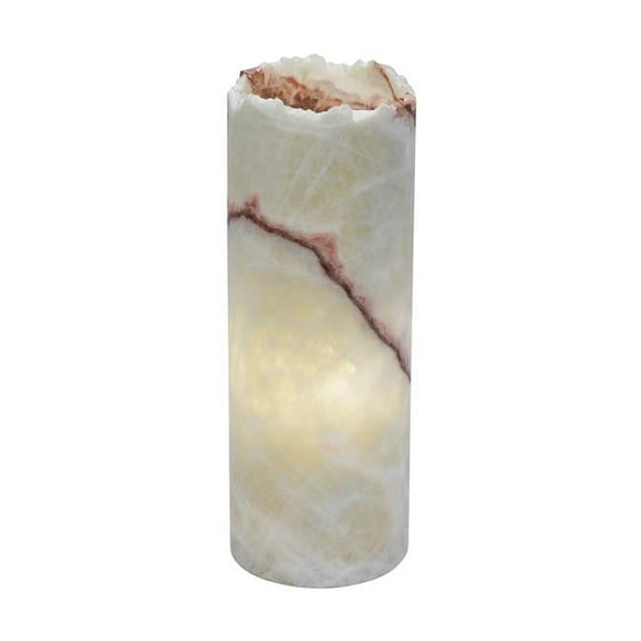 BS Trading Rug O-L-087 No.87 Cylinder Natural Edge Lamp, Lazul
