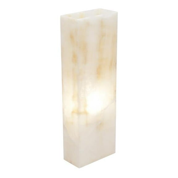 BS Trading Rug O-L-175 No.175 Rectangle Smooth Edge Lamp, White Ice
