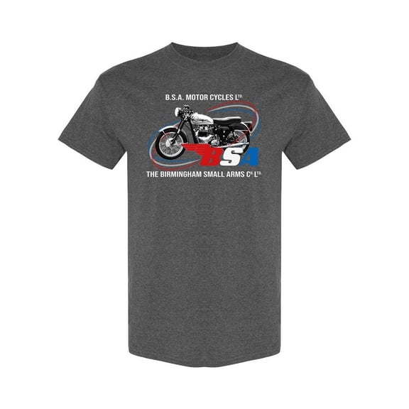 BSA Motor Cycles T-Shirt Men -BSA Designs, Male Small