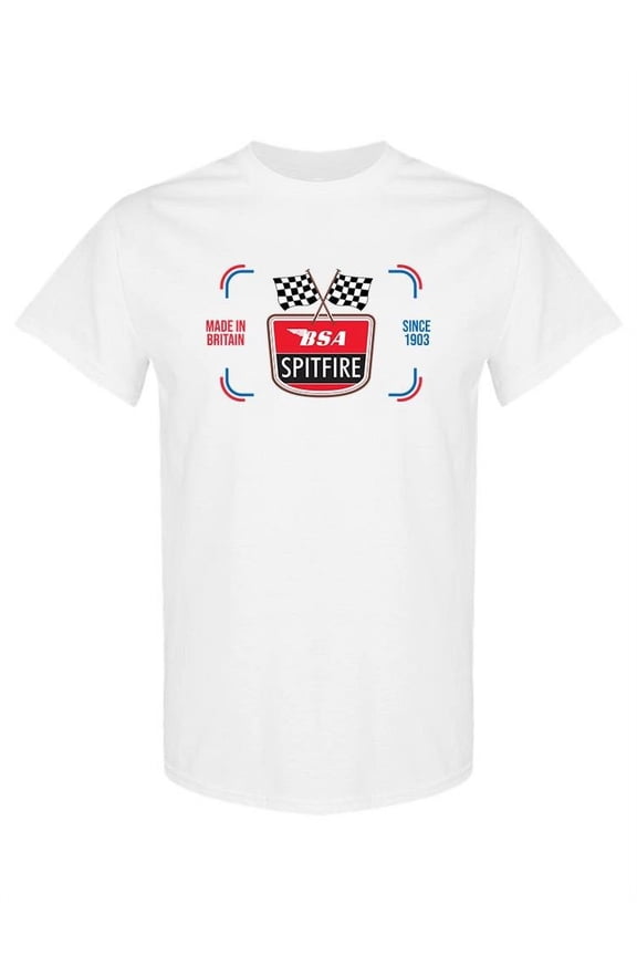 BSA Spitfire T-Shirt Men -BSA Designs, Male 5X-Large