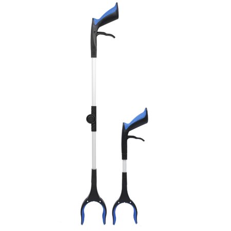 BSAH 2pcs Multi-Function Grabber Reacher Folding Adjustable Trash Picker Reaching Assist Tool