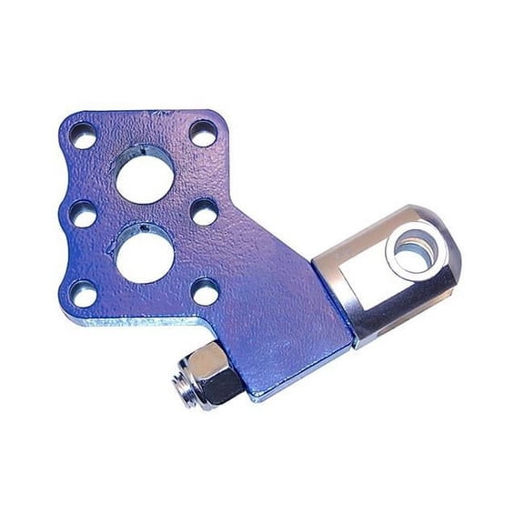 BSB Manufacturing BSB7550-17 BSB Birdcage Bolt-On Clevis Shock Mount, Blue Powder Coat