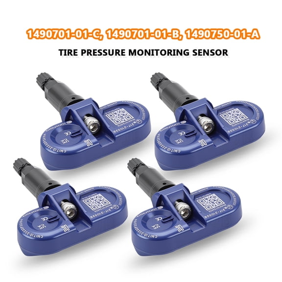 BSBSDJB 4-Pack Bluetooth TPMS Tire Pressure Sensor for Tesla Model 3 / S / X / Y 2021-2024