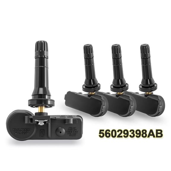 BSBSDJB 4-Pack TPMS Sensor, 433Mhz Tire Pressure Monitoring Sensor Fit for Chrysler 300, Dodge Challenger Durango, Replace 56029398AB 68241067AB