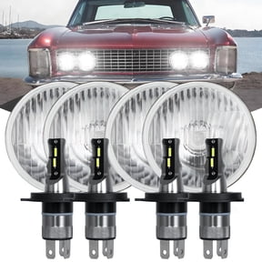 BSBSDJB 4PCS 5 3/4" 5.75" inch LED Headlights High/Low Beam for Chevy Corvette C3 68-82