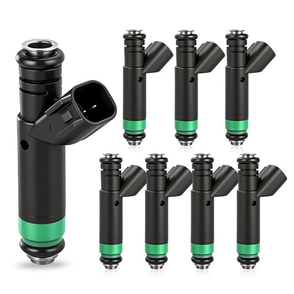 BSBSDJB 8PCS Fuel Injector 53032704AB For Jeep 2006-2007 Commander 2001-2007 Grand Cherokee 4.7L V8