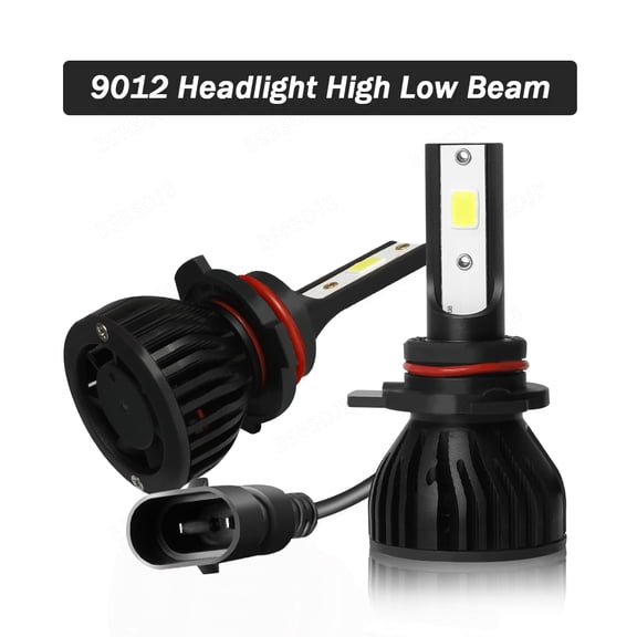 BSBSDJB 9012 HIR2 LED Headlight Bulbs High Low Beam Car Truck White Lamps 6000K
