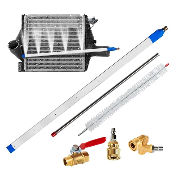 BSBSDJB Cleaning Wand with Air Pipe Quick Connector, 39'' Portable Radiator Flush and Cleaner Tool Fit for Household Cars Trucks SUV