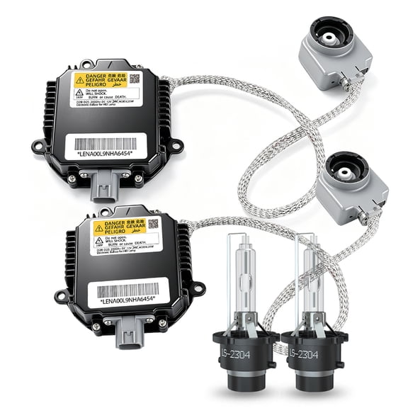 BSBSDJB For 2003-2012 Infiniti G35 G37 Xenon Headlight Ballast Control Unit HID Igniter D2S Bulbs