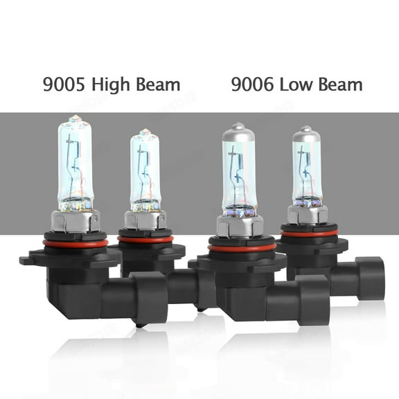 BSBSDJB For Buick LeSabre 2000-2005 Halogen Headlight Bulbs 9005 High Beam 9006 Low Beam