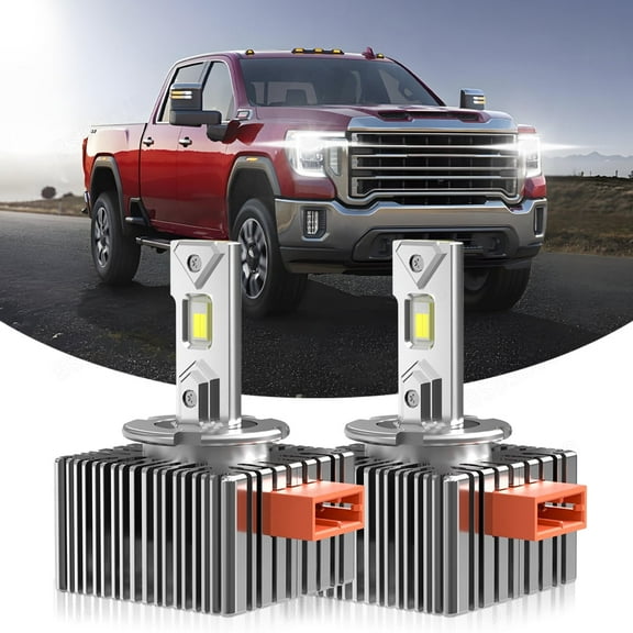 BSBSDJB For GMC Sierra 1500 Limited 2016-2018 Pair D5S LED Headlight Bulbs High-Low Beam