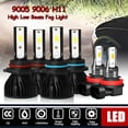 thumbnail image 1 of BSBSDJB For Honda Accord 4-Door Sedan 2006-2012 LED Headlight 9005 9006 High/Low Beam H11 Fog Light 6-pack, 1 of 18