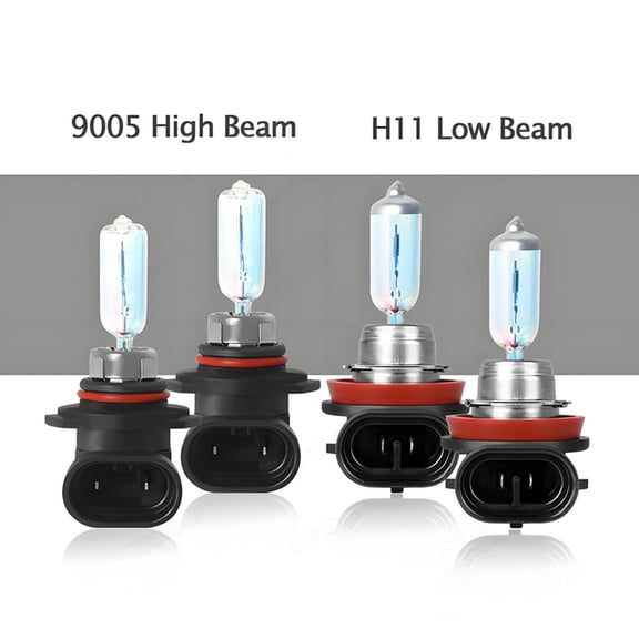 BSBSDJB For Mazda 5 Van 4-Door 2012-2017 Halogen Headlight Bulbs 9005+H11 High-Low Beam