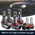 thumbnail image 1 of BSBSDJB For Subaru Forester 2014-2018 LED Headlight High Low Beam Fog Light Bulbs, 1 of 15