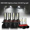 thumbnail image 1 of BSBSDJB LED Bulbs For Dodge Durango 2018, 9005+9005 Headlight High Low Beam + H11 Fog Light,6-pack, 1 of 18