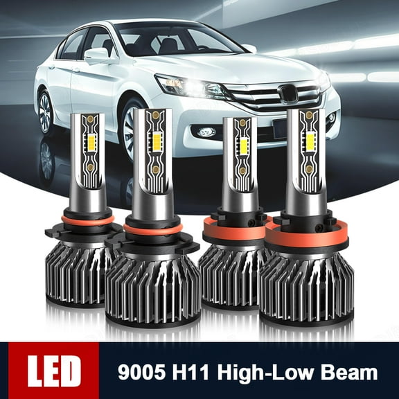 BSBSDJB LED Headlight Bulbs 9005(HB3) High Beam H11 Low Beam for Honda Odyssey 2011-2021
