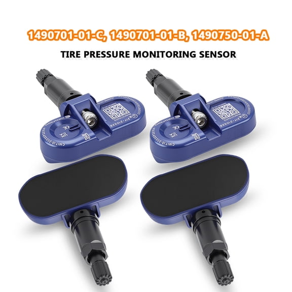 BSBSDJB Set of 4 Bluetooth TPMS Tire Pressure Sensors for Tesla Model S 3 X Y OE# 149070101B, 1490701-01-C
