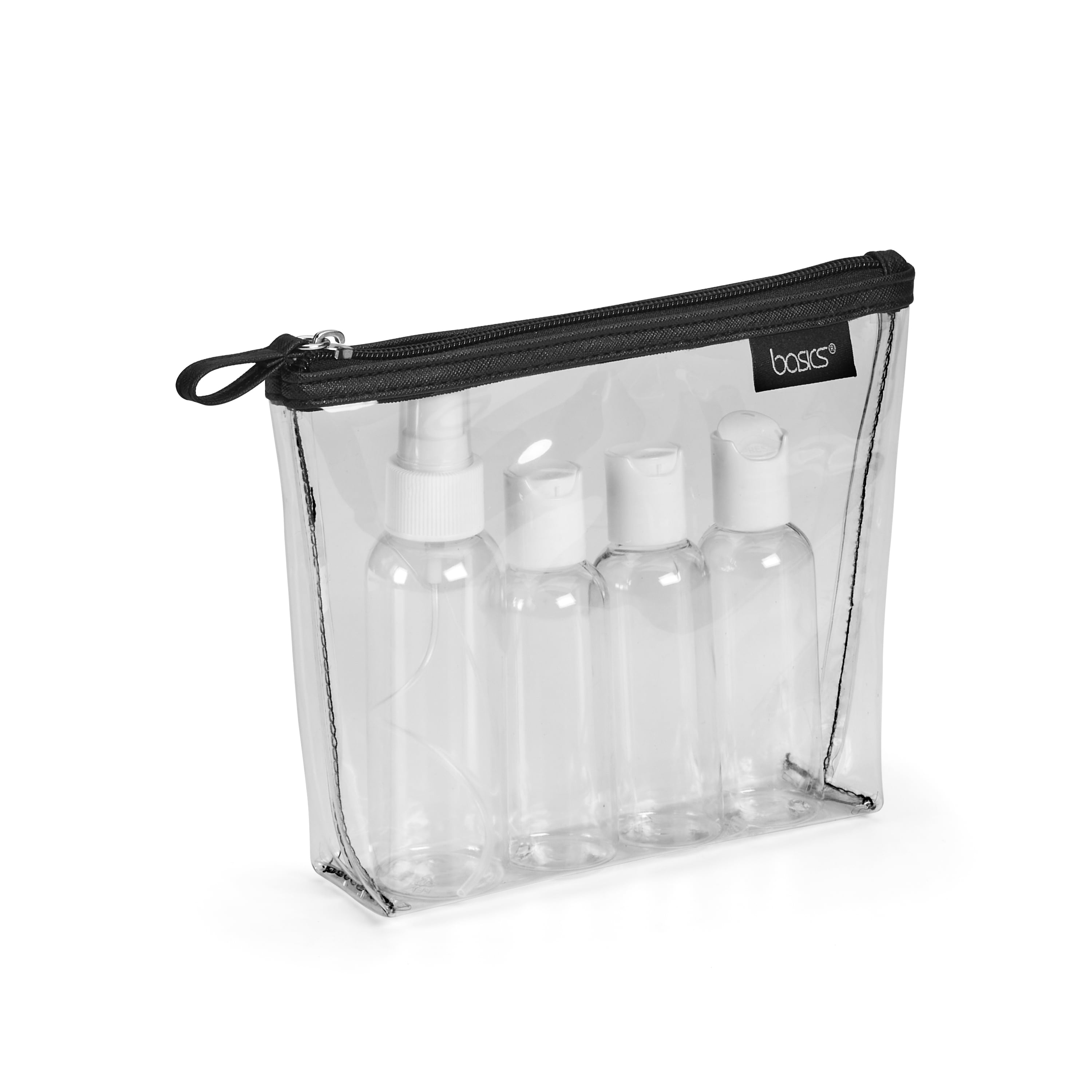 BSC Clear Purse Kit with Bottles, Black
