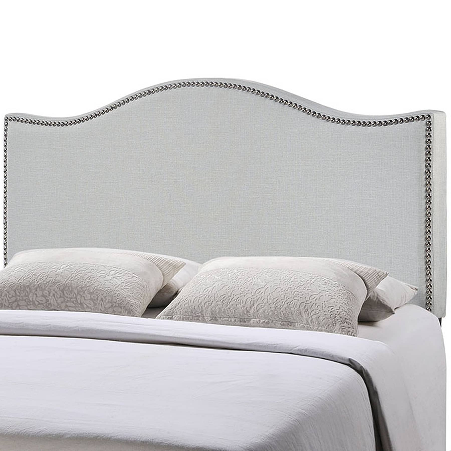 BSD National Supplies Bayton King Size Grey Fabric Headboard with