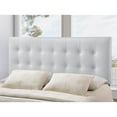 thumbnail image 1 of BSD National Supplies Heritage Stylish White Upholstered Queen Size Headboard, 1 of 5