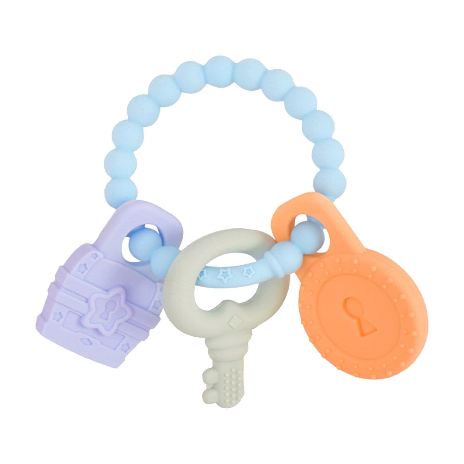 BSDHBS Baby Things Silicone Teething Cartoon Shaped Soft Teether ...