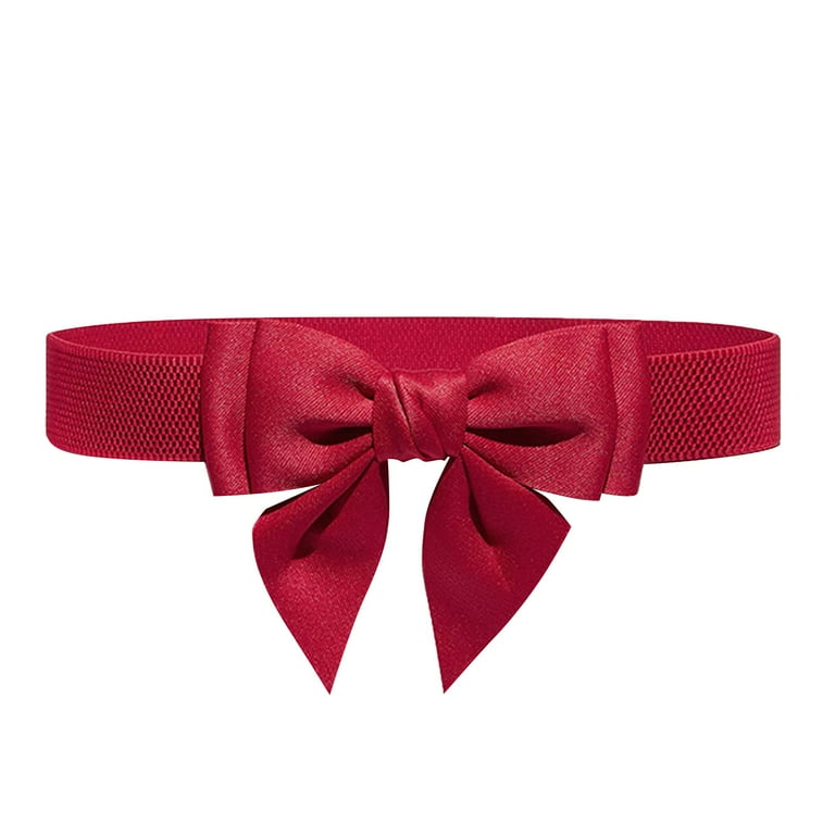 Womens 2025 bow belt