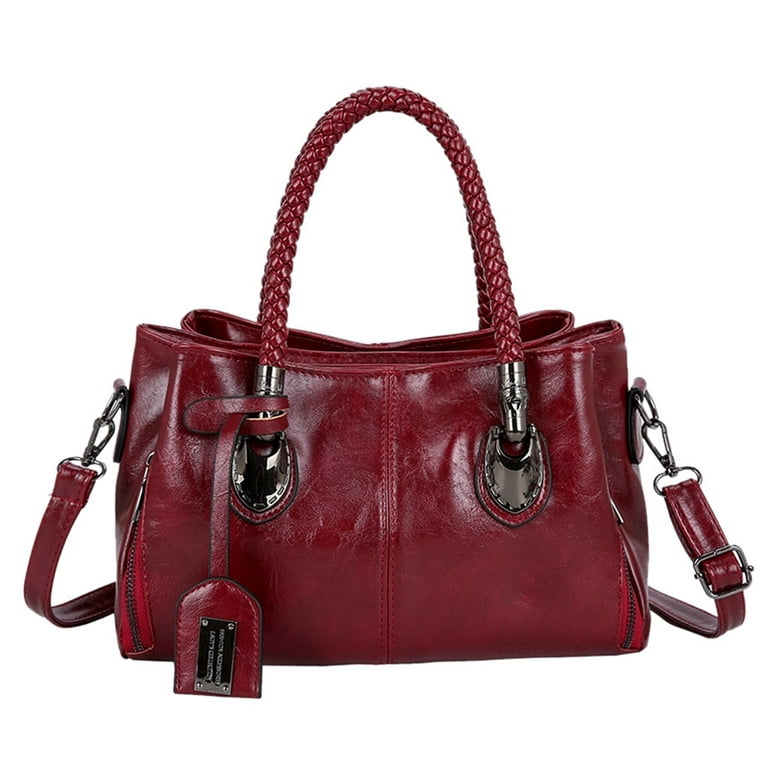 Women Leather Handbags For Lady Fashion Large Capacity Shoulder