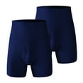 thumbnail image 1 of BSDJILFG 2PC Men's Shorts Seamless Moisture Wicking Briefs Gym Training Body Shaping Exercises Tummy Control Underwear Cotton Underpants, 1 of 5