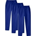 thumbnail image 1 of BSDJILFG 3 Pack Mens Sports Pants Big and Tall Elastic Waist Loose Fit Sweatpants Athletic Casual Chino Straight Fit Work Pants Loungewear,S-3XL, 1 of 5